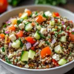Heller Linsen- und Quinoa-Salat