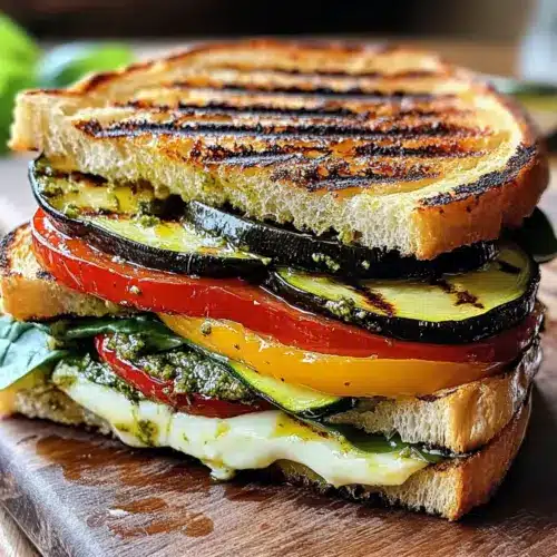 Gegrilltes Gemüse Panini