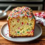 Süßes Weihnachtsstreusel-Buttermilchbrot