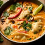 Thai-Rote-Curry-Dumpling-Suppe