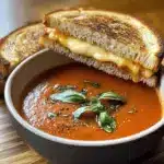 Roasted Tomato Soup & Grilled Cheese Sandwich
