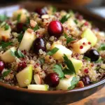 Cranberry Apfel Quinoa Salat