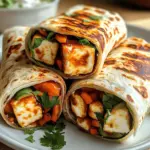 Süße Chili Halloumi Wraps