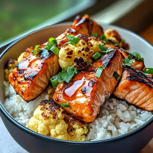 Sriracha Honig Lachs Schalen