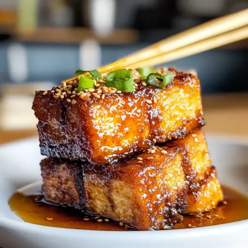 Veganer Schweinebauch Tofu