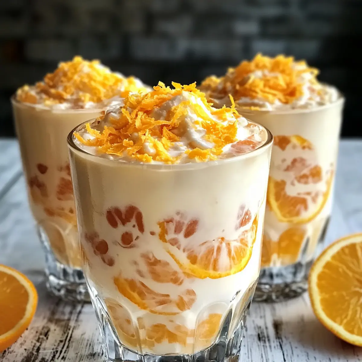 Kokosnuss Orange Leuchten