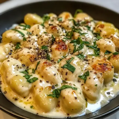 Cremige Boursin Gnocchi