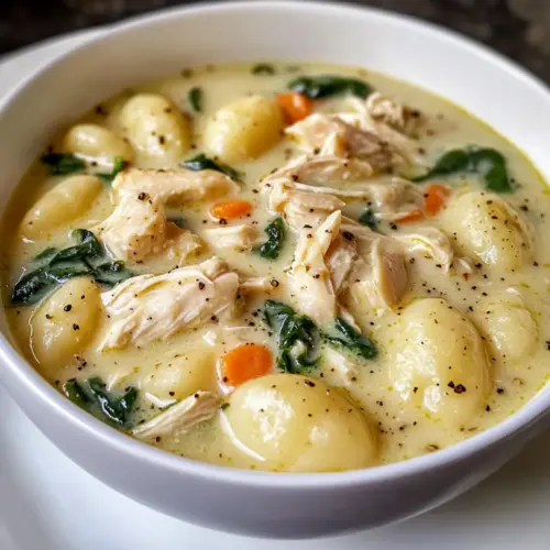 Gnocchi Hühnersuppe