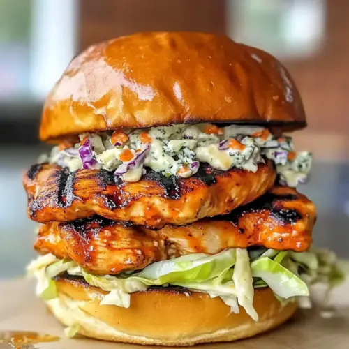 Gegrillte Buffalo-Hühnchen-Sandwiches