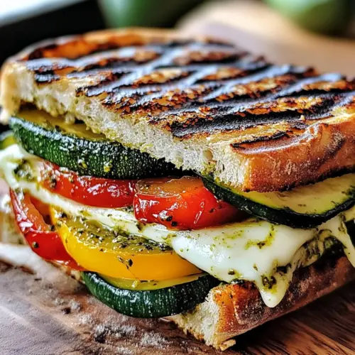 Gegrillter Gemüse-Panini