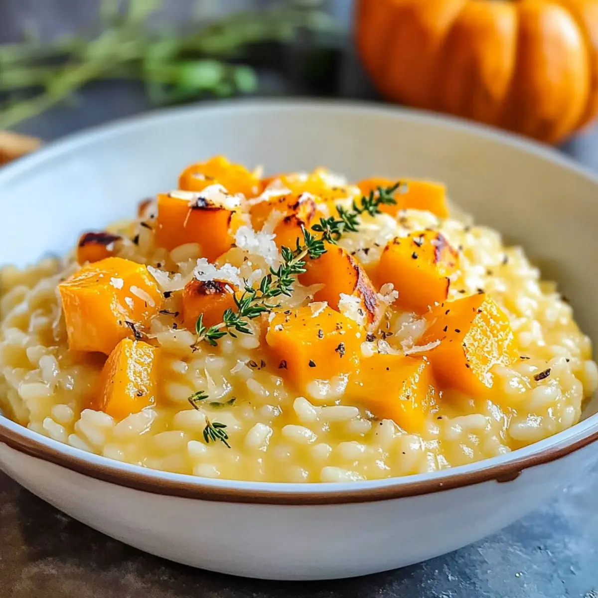 Kürbisrisotto – mit Hokkaido
