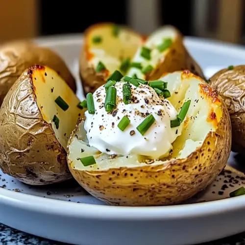 Luftfritteuse gebackene Kartoffeln