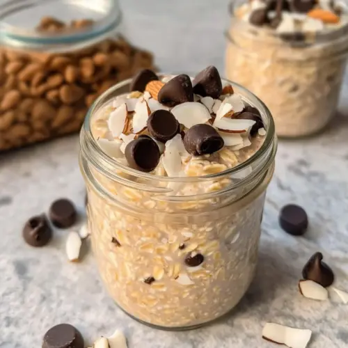 Mandeln Freude Über Nacht Haferflocken