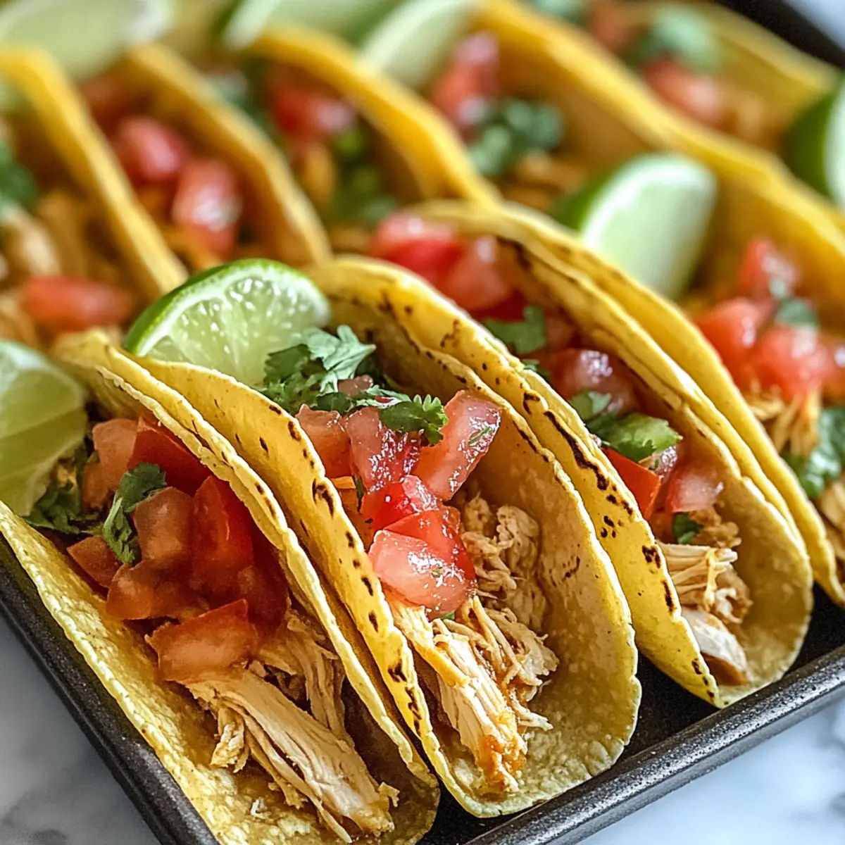 Gebackene Hähnchentacos in 30 Minuten