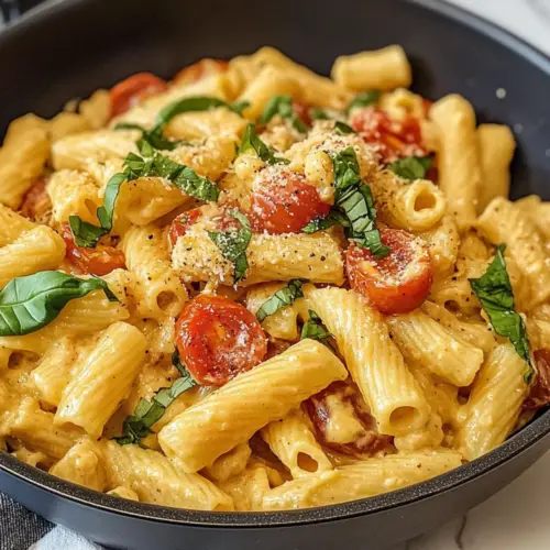 Gebackene Hummus-Pasta