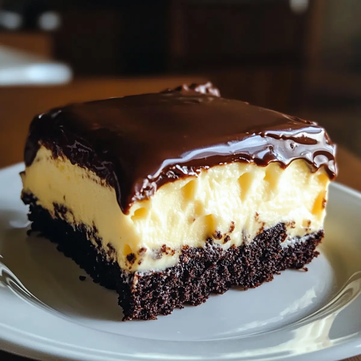 Boston Cream Poke Kuchen