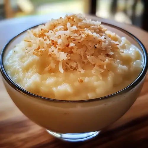 Brasilianischer Kokosnuss-Pudding