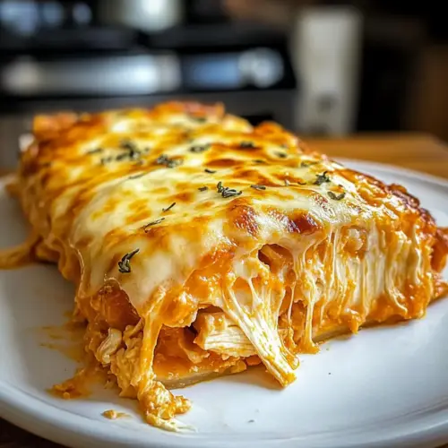 Buffalo-Hühnchen-Käse-Auflauf