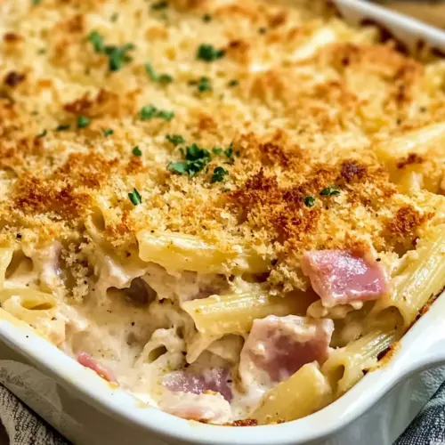 Hühnchen Cordon Bleu Auflauf