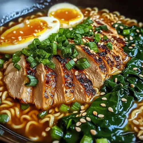 Hühnchen Ramen Nudeln
