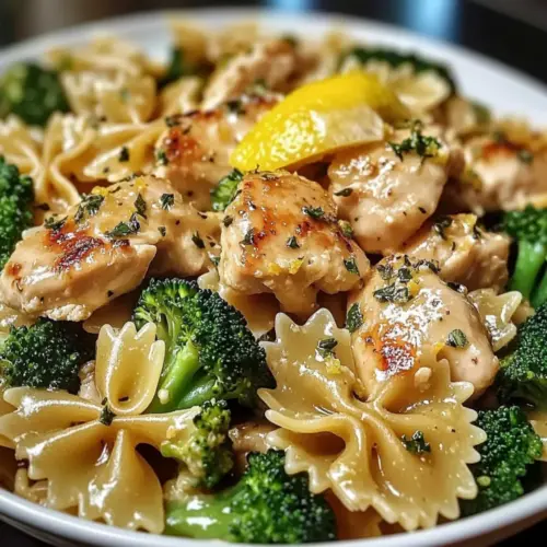 Cowboy Butter Zitronen Schmetterlingshähnchen mit Brokkoli