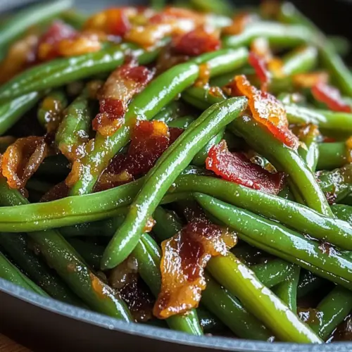 Grüne Bohnen knacken