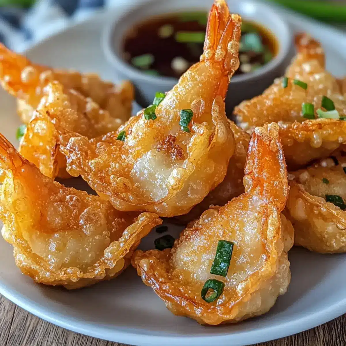 Knusprige Wontan-Umwickelte Garnelen