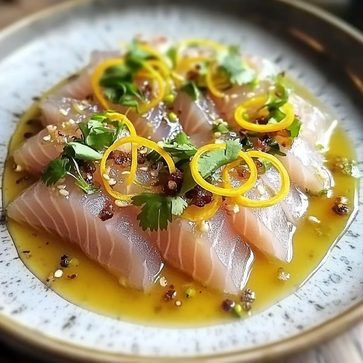 Hamachi Crudo