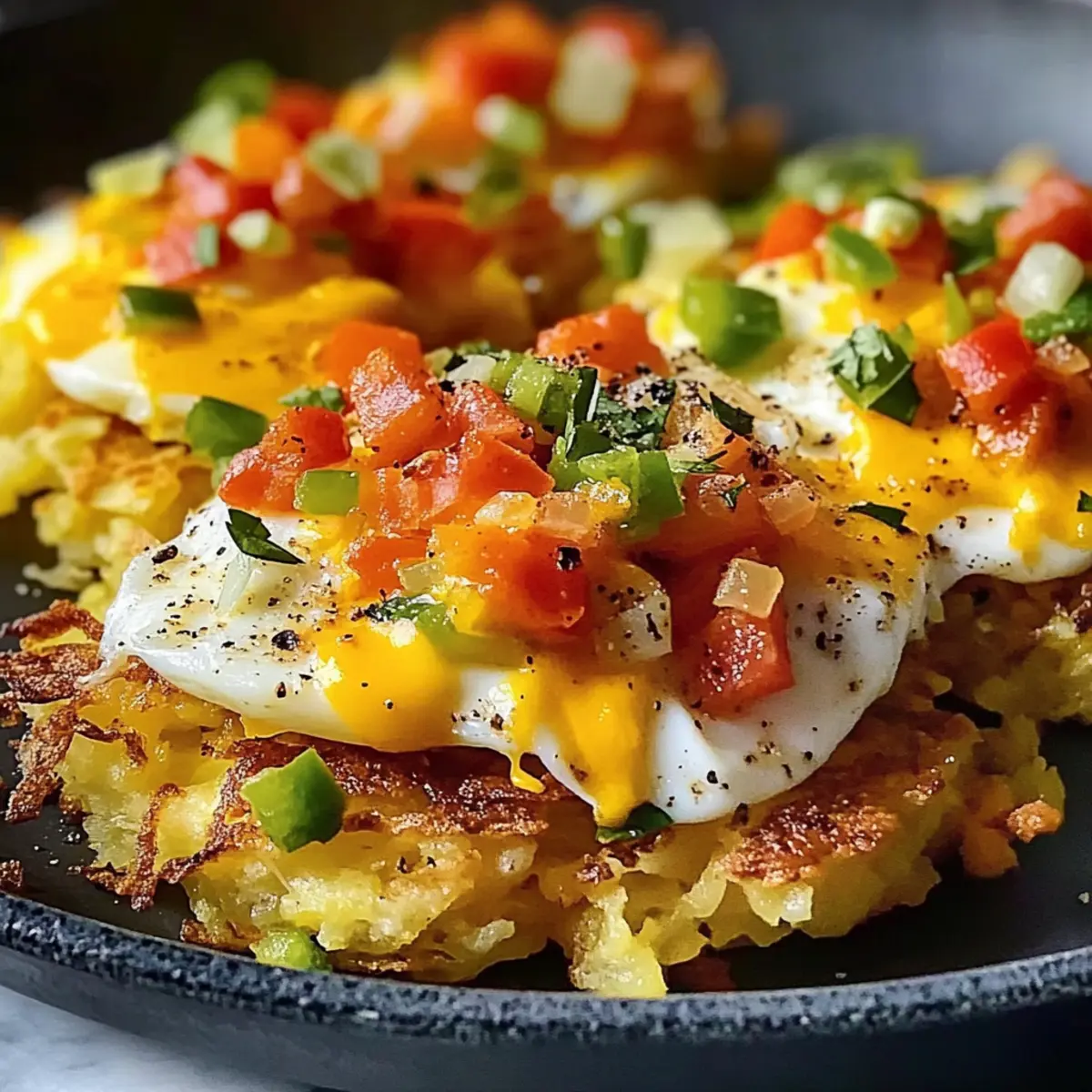 Röstkartoffeln mit Rührei