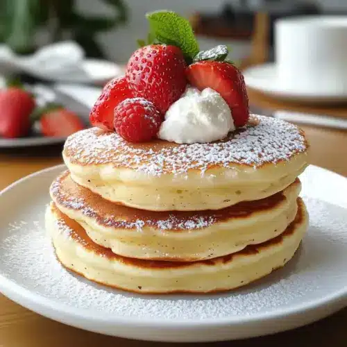 Wackelige japanische Pfannkuchen