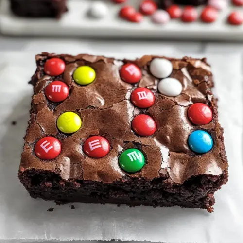 M&M's Brownies
