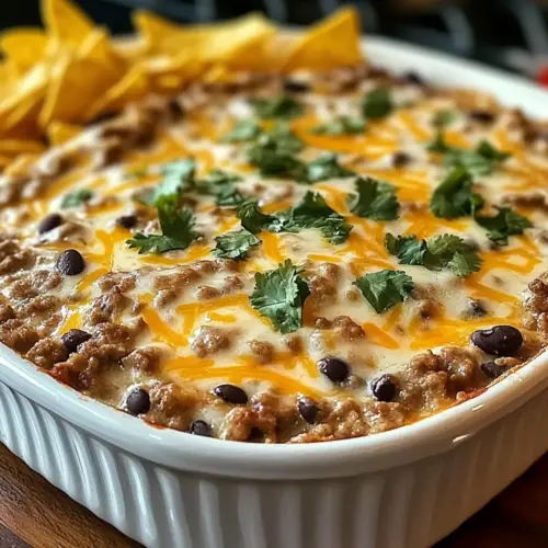 Fleischiger Texas-Müll-Dip