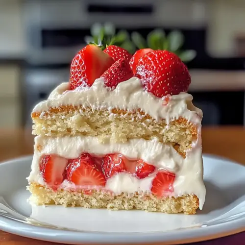 Erdbeerpudding-Genusskuchen