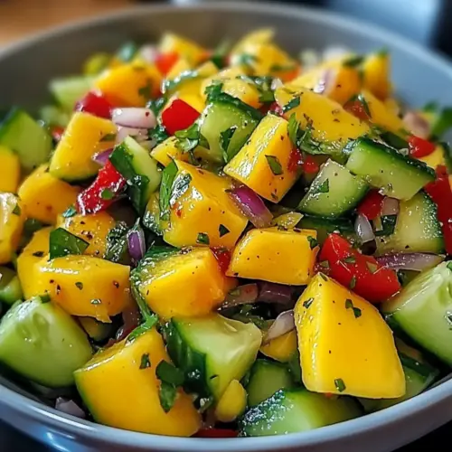 Thai-Mango-Gurken-Salat