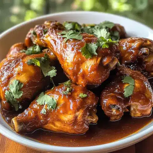 Traditionelles mexikanisches Hühnchen Adobo