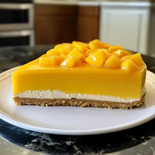 Tropische Mango Käsekuchen