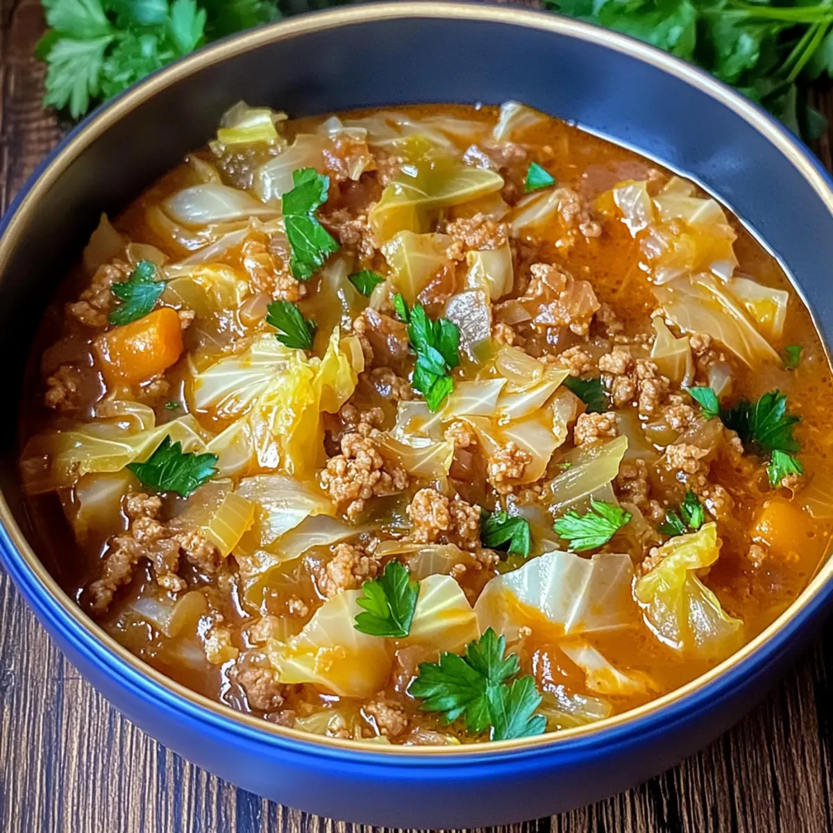 Türkischer Kohl-Eintopf