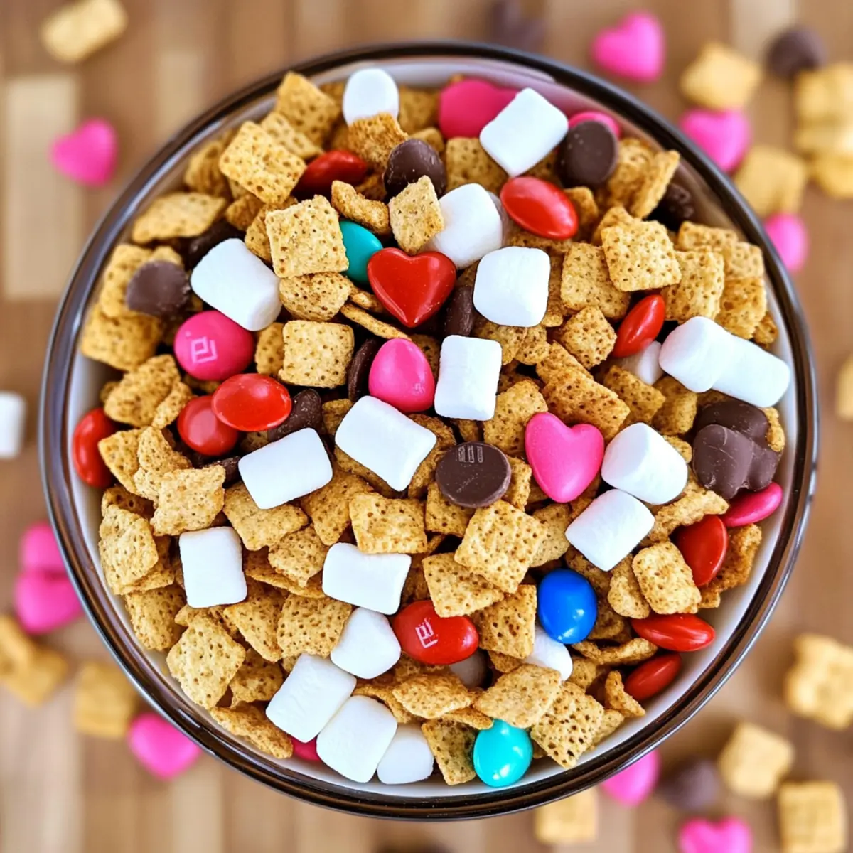 Valentinstag S’mores Snack Mix