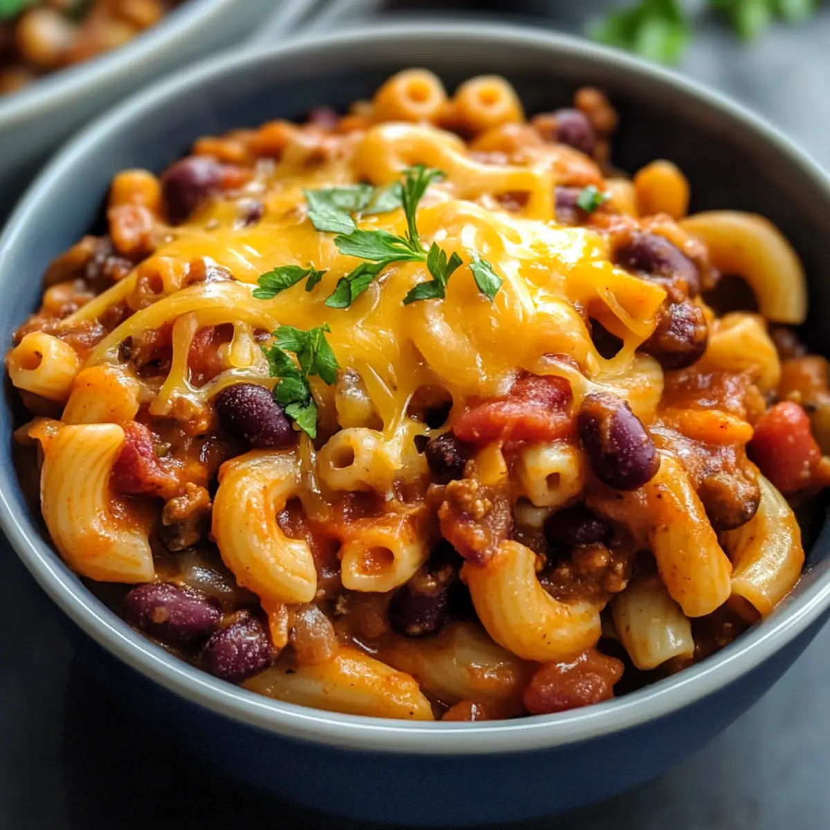 Vegetarisches Chili Mac