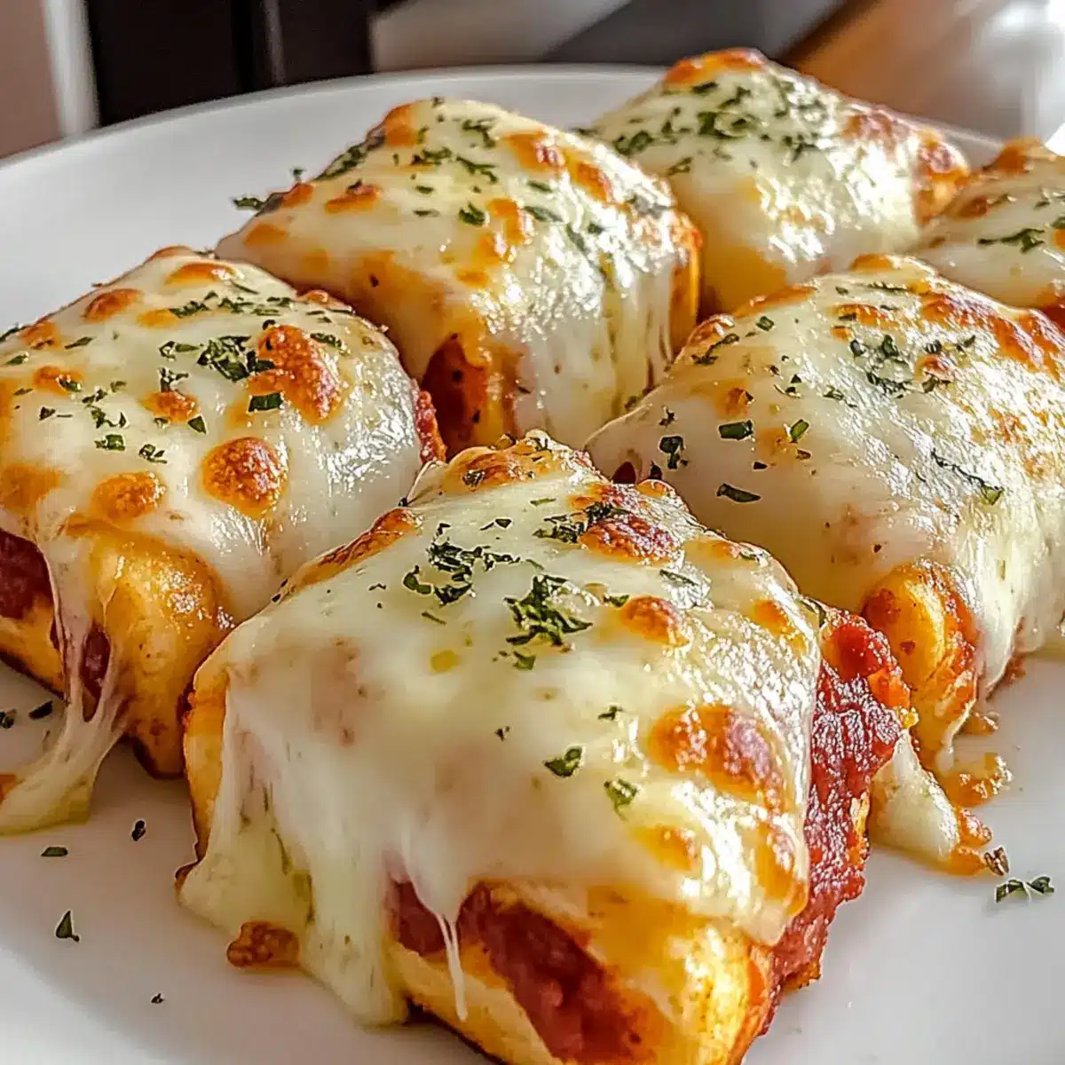 Luftfritteuse Pizza-Röllchen