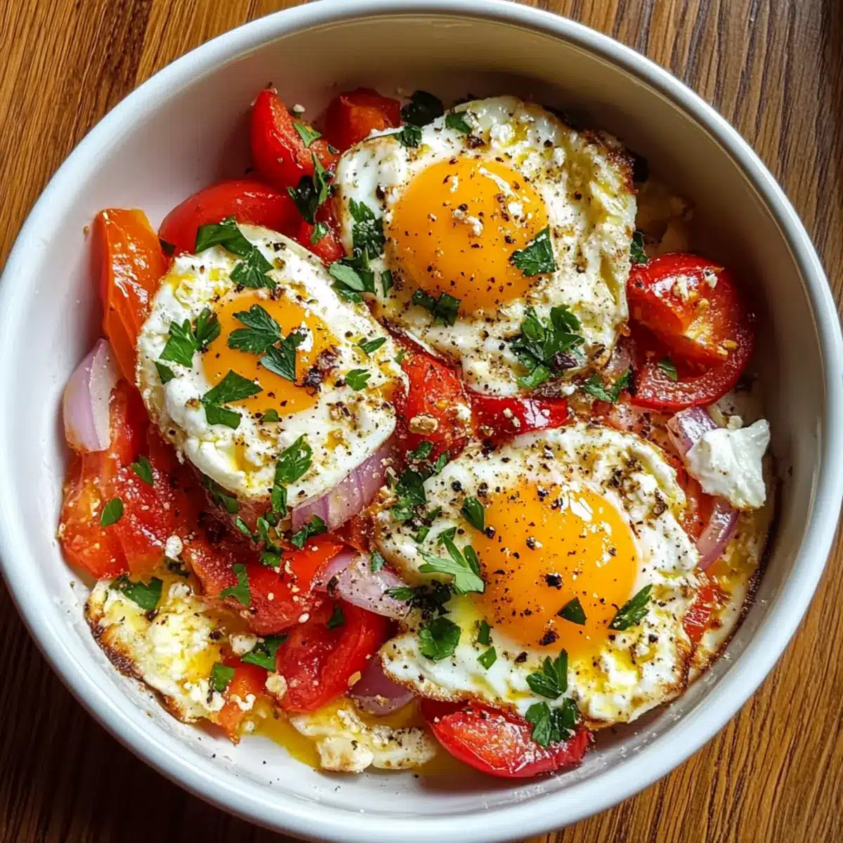 Überbackene Feta-Eier