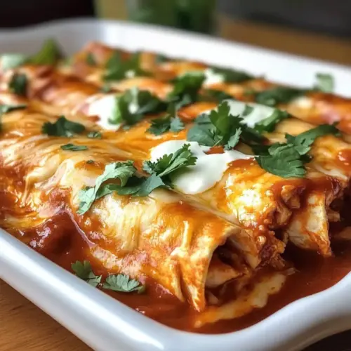 Hühnchen Enchiladas
