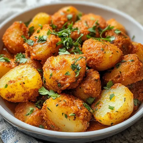 Geschmackvolle indische Kartoffelmasala