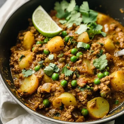 Rinderhackfleisch-Curry
