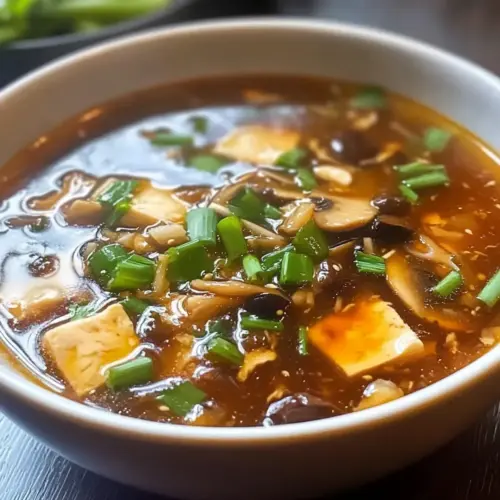 Scharfe und saure Suppe