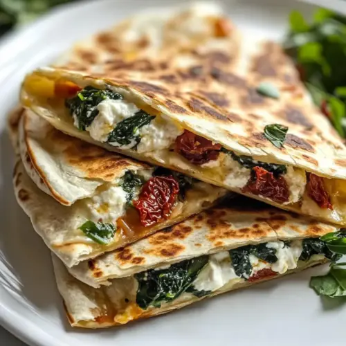 Mittelmeer Quesadillas