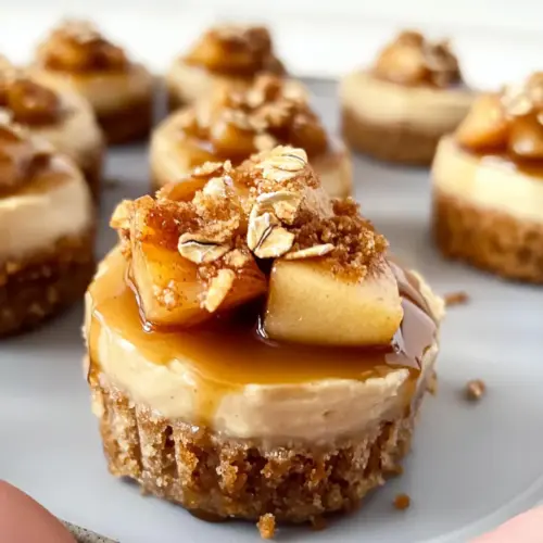 Mini Apfel-Karamell-Cheesecake