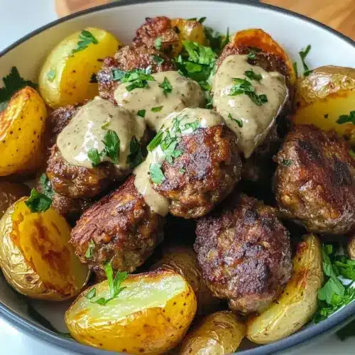 Mundwässernde Tahini-Kofta