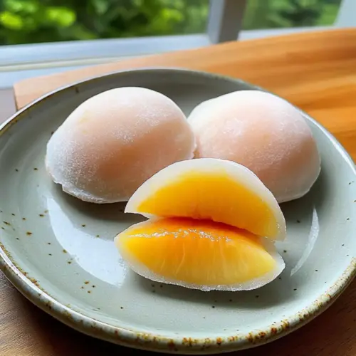 Pfirsich Mochi