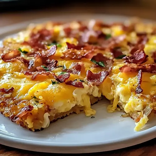 Pizza und Hash-Brown-Kruste